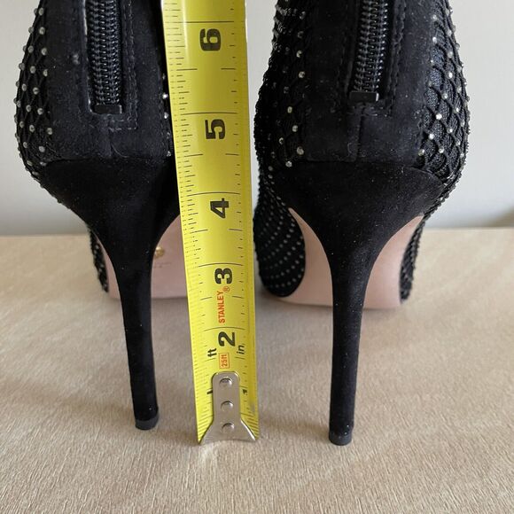 Veronica Beard Lisa Rhinestone Mesh Booties - Picture 10 of 12